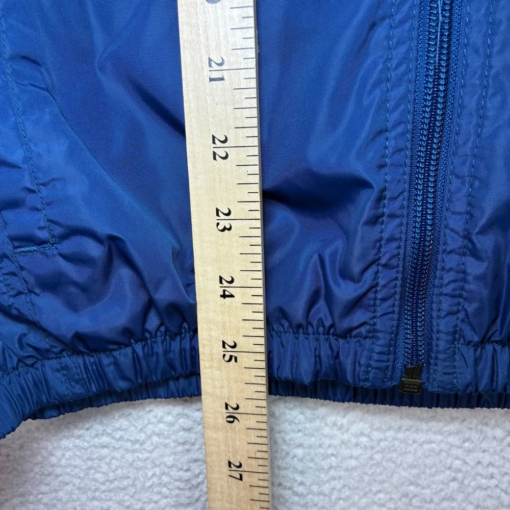 Vintage Nike Windbreaker Jacket Women S Blue Full Zip Nylon Mesh Lined 90s
